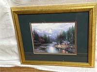 Thomas Kinkade Litho "The End of a Perfect Day