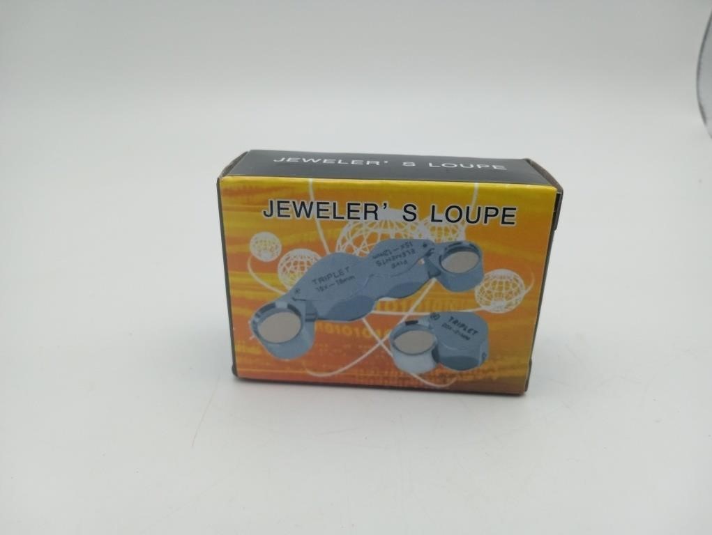 NIB Jeweler's Loupe Triplet 30x21mm