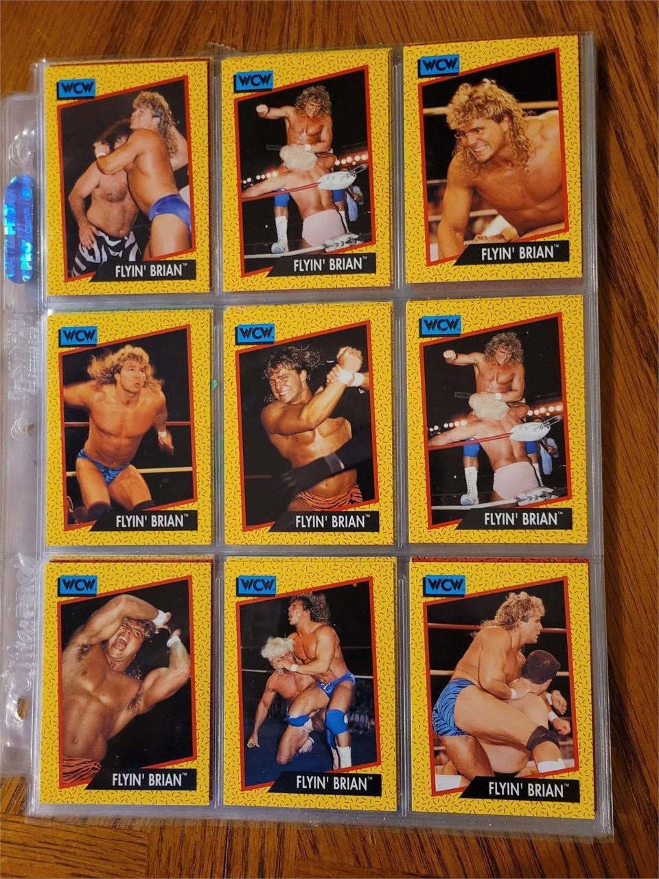 (9) WCW Wrestling Cards