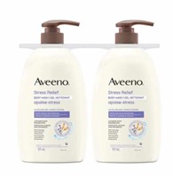 2-Pk Aveeno Stress Relief Body Wash For Dry Skin,