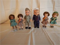 Six Effanbee dolls:
