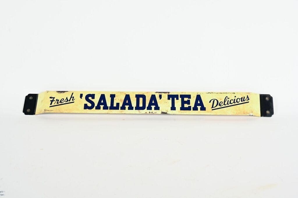 SALADA TEA FRESH DELICIOUS PORCELAIN PUSH BAR