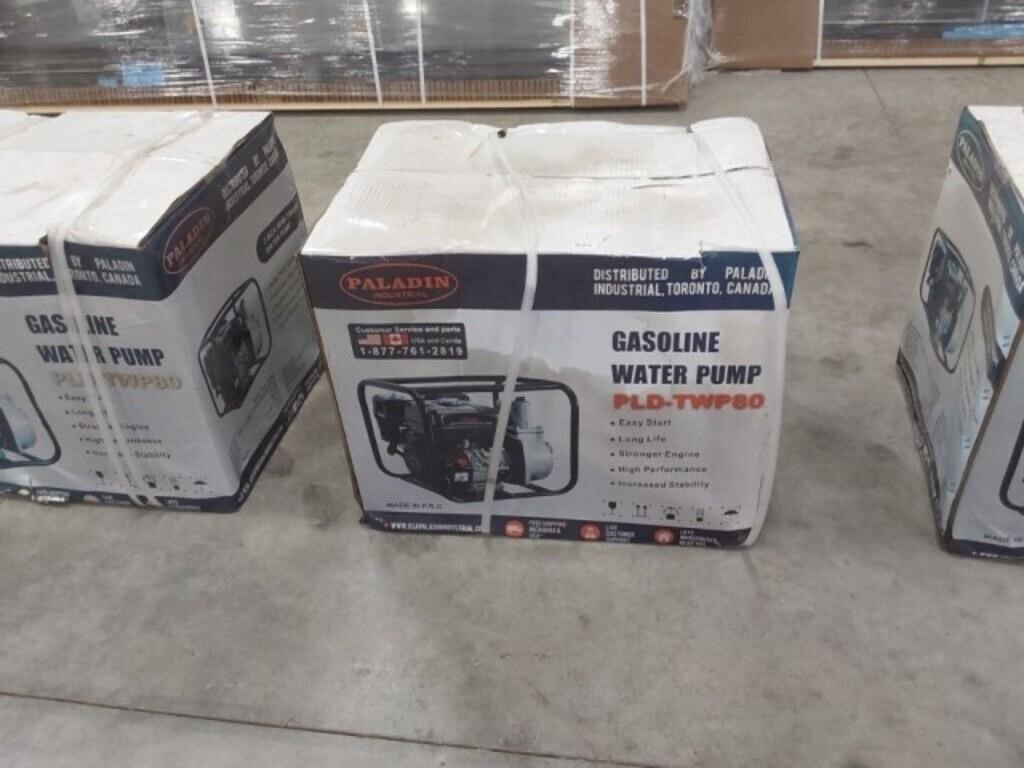 New unused Paladin PLD-TWP80 water pump