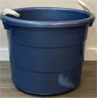 Blue Plastic Tub