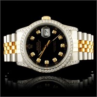 Rolex DateJust 1.50ctw Diamond 36MM Wristwatch