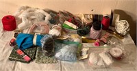 Ribbon, yarn, thread, fabric, lace