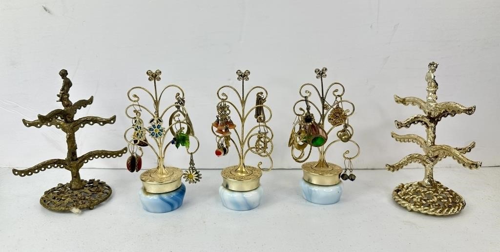 Earring Tree Holders & Earrings