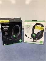 2 XBox Gaming Headsets   NOT TESTED