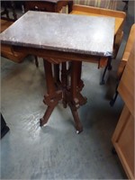 Lamp table chipped marble