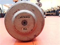 110 lb. Ivanko Barbell
