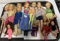 11 Fashion Dolls (see photo)