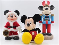 Vintage Mickey Mouse Wooden Nutcracker & Pal Dolls