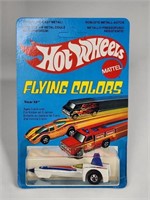 HOT WHEELS FLYING COLORS TRICAR X8 FRENCH CARD