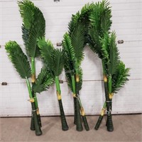 10 Palm fronds from 3 to 5.5 feet tall  - X