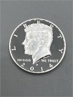 2014 JFK Silver Proof Half Dollar