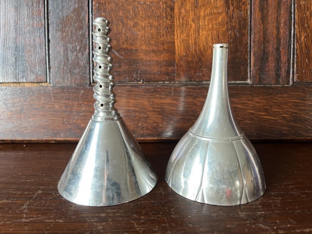 Two Drink Cocktail Strainers/ Funnels