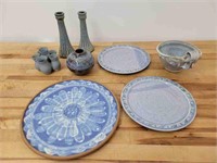 (8) Eight Piece Grouping of Art Pottery