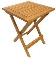 Folding Side Table Natural