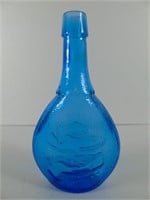 Union Glass Bottle,  Blue