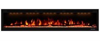 SEALED-74 in Electric Fireplace with LED Light