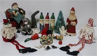 Vintage Santa Claus Shelf Sitter Dangle Legs Lenox