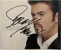 George Michael The Best Of signed CD cover