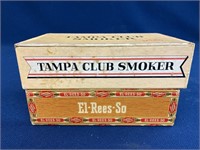 Vintage Tampa Club Smoker and El-Rees-So cigar