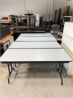 (4) Folding Tables