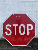 Stop Metal Street Sign