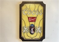 Coors Banquet Beer Hanging Bar Advertising Sign