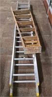 20FT Keller Aluminum Ladder, Wood Ladder
