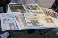 PIle OBAMA Innagural Newspapers