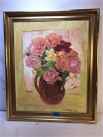 Painting of Flower Arrangement, 19” x 23”