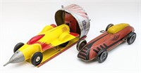 Ideal Turbo-Jet Racer & Lupor Tin Windup Car