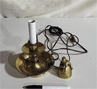 Brass Bell & Lamp