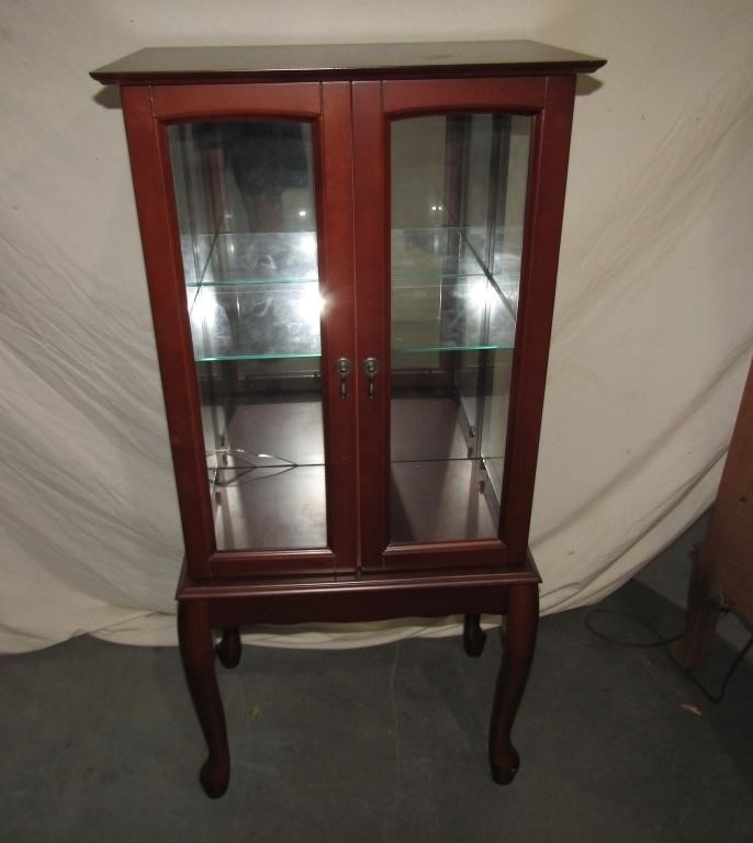 Small Curio w/ Glass Door & Sides