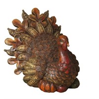 NEW | Gerson Resin Harvest Turkey Table Piece