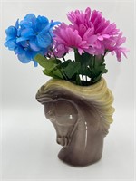 Royal Copley Art Deco Porcelain Horse Head Vase