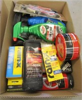 Car Care Items, wax, brushes, cleaners