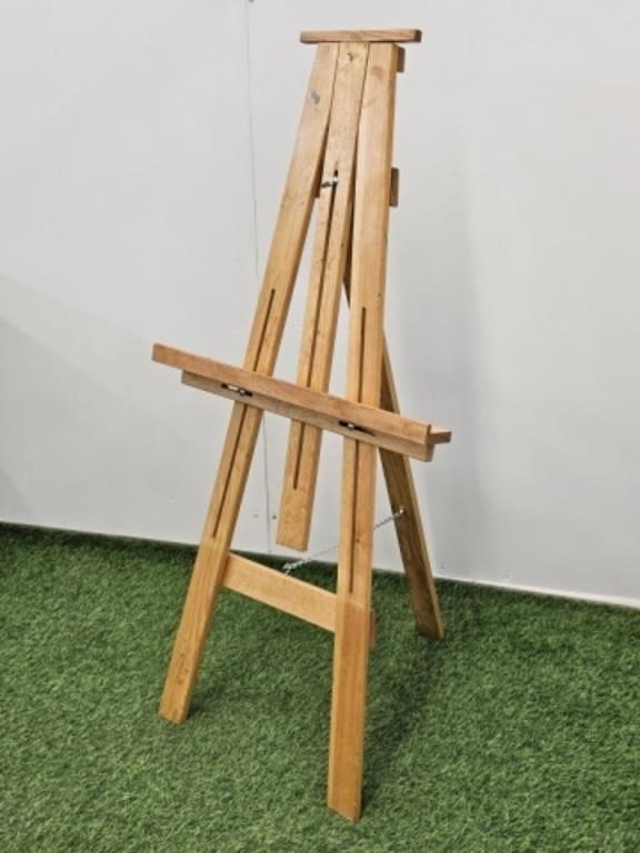 WOOD EASEL - 52" HIGH X 26" WIDE X 24" DEEP