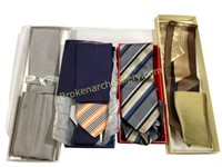 Four Custom Made Silk Ties