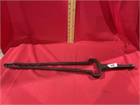 Hand forged fire place tongs