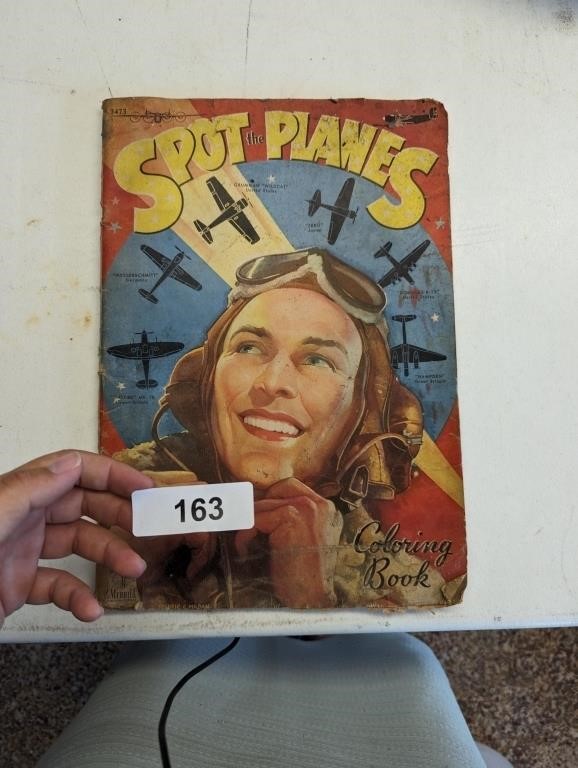 Spot the Planes Coloring Book - 1944