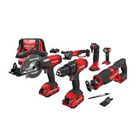 CRAFTSMAN V20 Cordless Drill Combo Kit, 7 Tool (CM