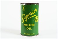 SUPERIOR MOTOR OIL IMP QT CAN