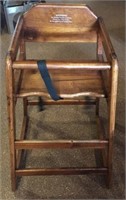 Kids Wooden High Chair