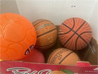 5 cnt Lot of Basketballs