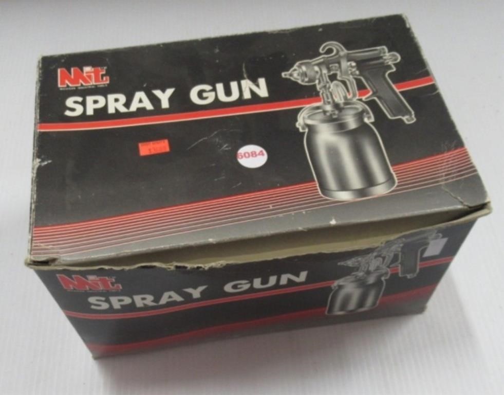 MIT air spray gun in box.