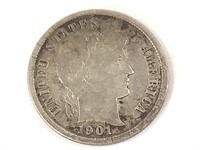 1901-S Barber Dime, Low Mintage