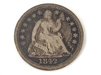 1842 Seated Half Dime